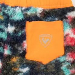 ROSSIGNOL Pantalon polaire imprimé multicolor avec poches oranges Enfant MULTICOLORE Hot