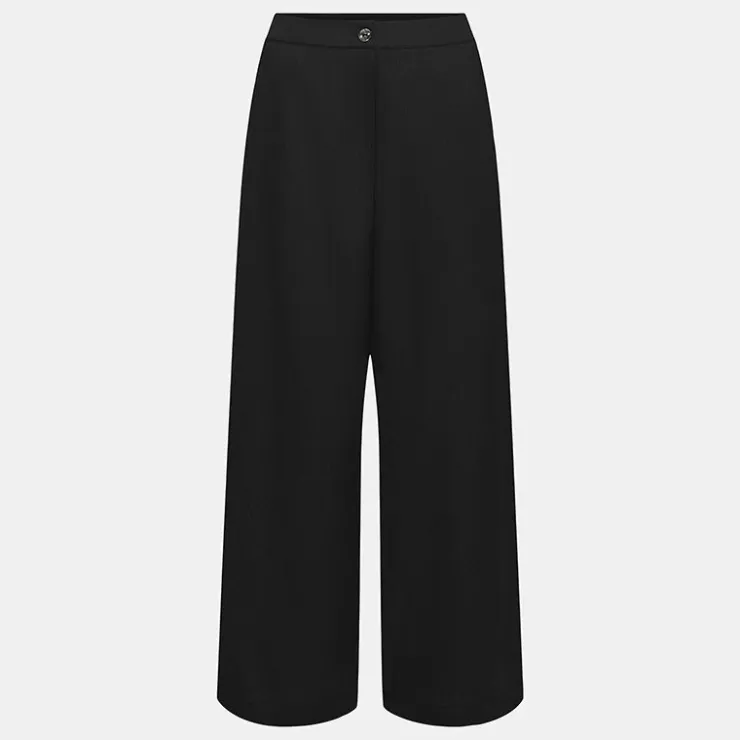 ONLY Pantalon regular nova motif léopard sierra Femme NOIR Discount