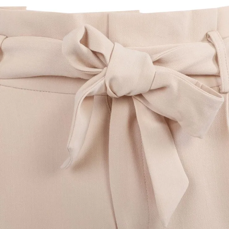 DEELUXE 74 Pantalon roseline noeud devant Femme BEIGE Best