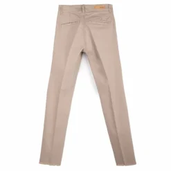 HAPPY Pantalon slim brodé fantaisie Femme BEIGE Discount