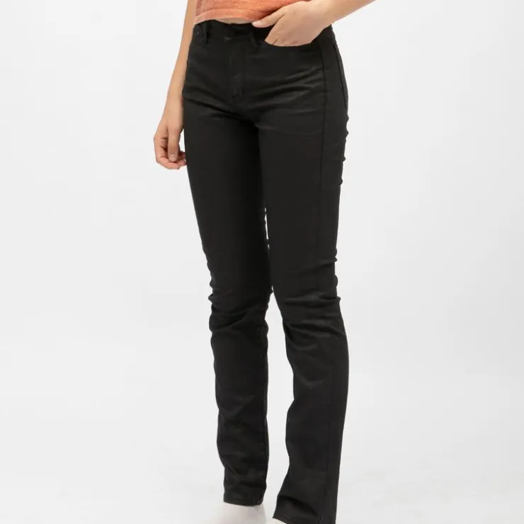 THE KOOPLES Pantalon slim coton mélangé Femme NOIR New