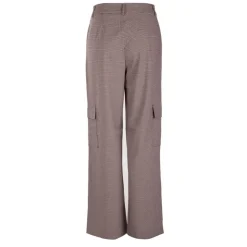 ONLY Pantalon style cargo à carreaux Femme MARRON Outlet