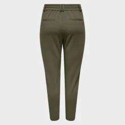 ONLY Pantalon Tadia fluide carotte avec élastique Femme KAKI Hot