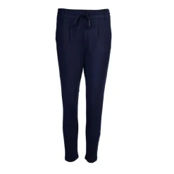 ONLY Pantalon Tadia fluide carotte avec élastique Femme BLEU FONCE New