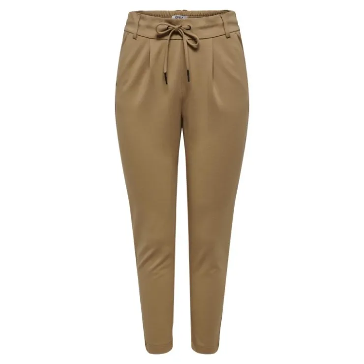 ONLY Pantalon Tadia fluide carotte avec élastique Femme MARRON CLAIR Online