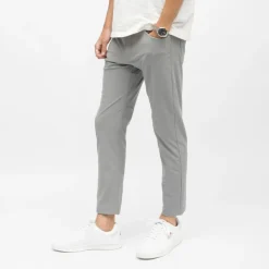 DOCKERS Pantalon toile coton 7/8 ème ajusté Homme GRIS Discount