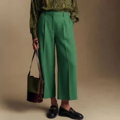 LA PETITE ETOILE Pantalon phedra Femme VERT New