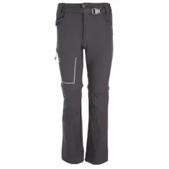 BEST MOUNTAIN Pantalon zip genoux ceinture Homme NOIR Hot