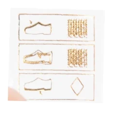 BONADONA Pantoufle linea couleur jean intérieur moutonné avec drapeau Homme BLEU FONCE New