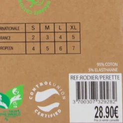 RODIER Panty perette Femme NOIR Best