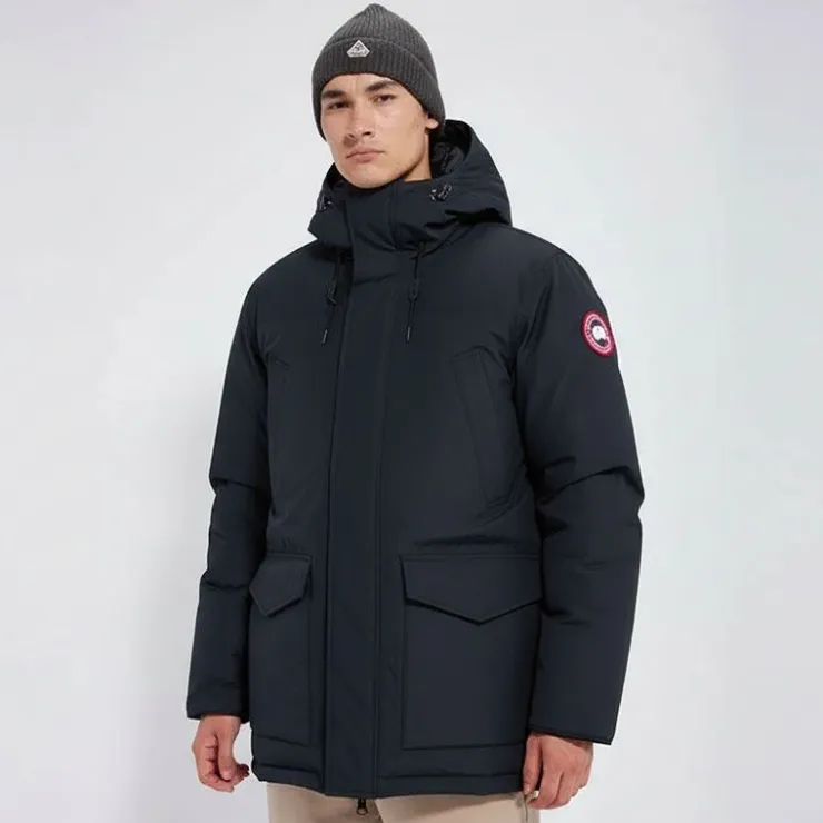 PARAGOOSE Parka à capuche col montant butcher Homme BLEU FONCE Online