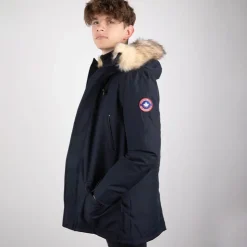 PARAGOOSE Parka à capuche Mario Homme BLEU FONCE