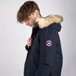 PARAGOOSE Parka à capuche Mario Homme BLEU FONCE
