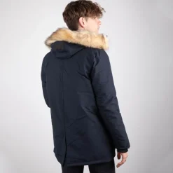 PARAGOOSE Parka à capuche Mario Homme BLEU FONCE