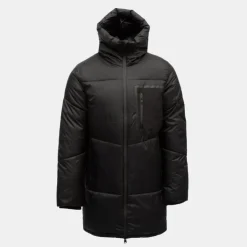 PARAGOOSE Parka à capuche mi longue avec grande poche avant twelve Homme NOIR New