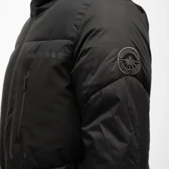 PARAGOOSE Parka à capuche mi longue avec grande poche avant twelve Homme NOIR New