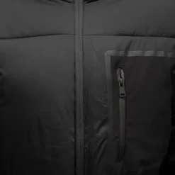 PARAGOOSE Parka à capuche mi longue avec grande poche avant twelve Homme NOIR New