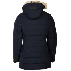 PARAGOOSE Parka ginette avec capuche fausse fourrure Femme BLEU FONCE Sale