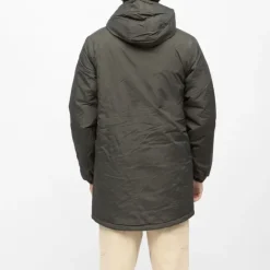 COMPAGNIE DE CALIFORNIE Parka lisse zippé capuche intérieur polaire Homme KAKI
