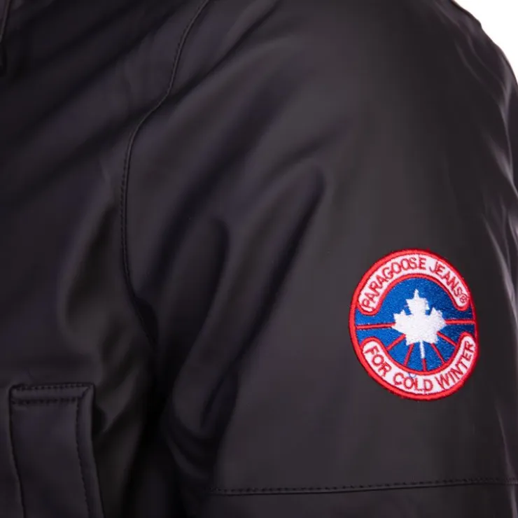 PARAGOOSE Parka macadam navy Homme NOIR Hot