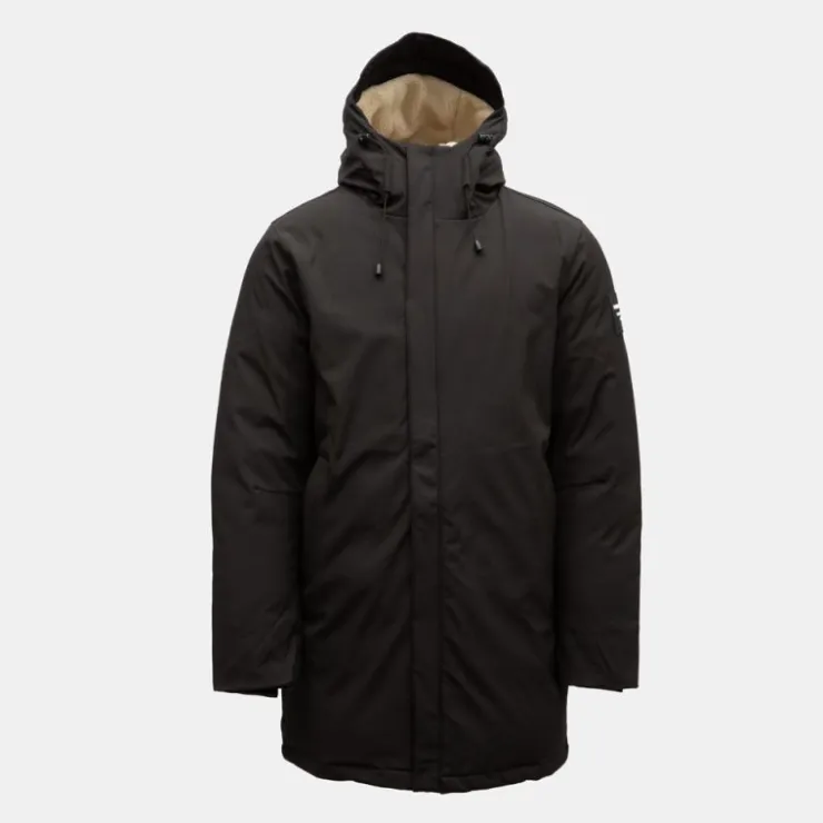 PARAGOOSE Parka lisse blanco capuche polaire Homme NOIR Sale