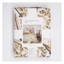 PASSION D ELLY Parure de lit bay 240x260 Mixte BLANC ECRU Hot
