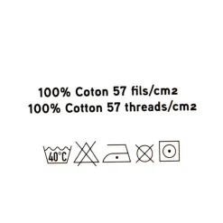 PASSION D ELLY Parure de lit garance 220x240 Mixte BLEU New