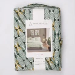 PASSION D ELLY Parure de lit mylene 220x240 Mixte VERT