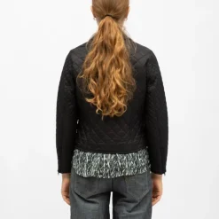 DEELUXE 74 Perfecto matelassé zippé Femme NOIR Discount