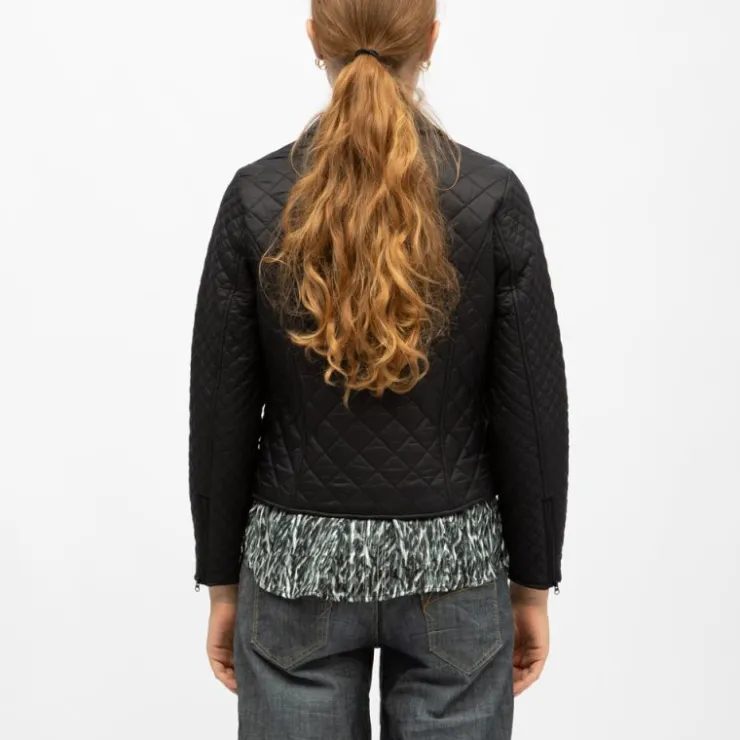 DEELUXE 74 Perfecto matelassé zippé Femme NOIR Discount