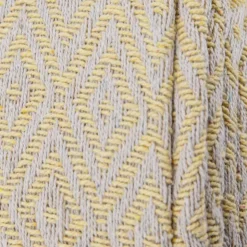 SPRING SUMMER Plaid 240x260cm Mixte Noir JAUNE Clearance