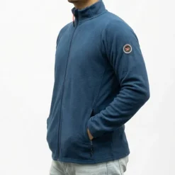 PANAME BROTHERS Polaire zippee black paul Homme BLEU INDIGO Clearance