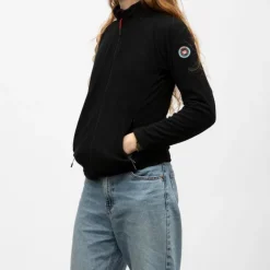 PANAME BROTHERS Polaire zippee taupe paula Femme NOIR Clearance