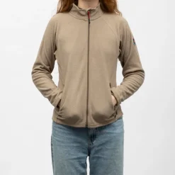 PANAME BROTHERS Polaire zippee taupe paula Femme BEIGE New