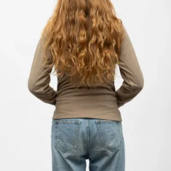 PANAME BROTHERS Polaire zippee taupe paula Femme BEIGE New