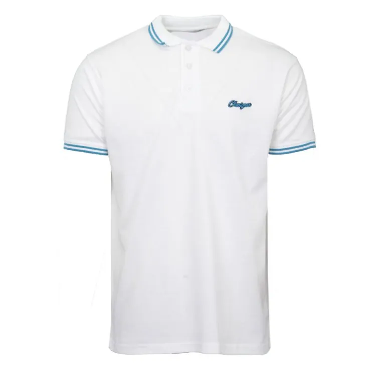 CHEVIGNON Polo Albus coton avec liserés colorés Homme BLANC Best