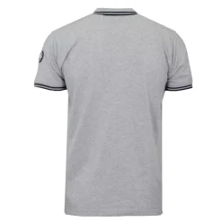 CHEVIGNON Polo Albus coton avec liserés colorés Homme GRIS CLAIR Sale