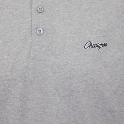 CHEVIGNON Polo Albus coton avec liserés colorés Homme GRIS CLAIR Sale