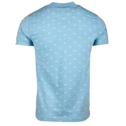 BLAGGIO Polo avec poche à motif palesto Homme BLEU CLAIR Discount
