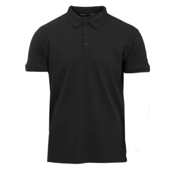 TORRENTE Polo basique uni coton Homme NOIR Clearance