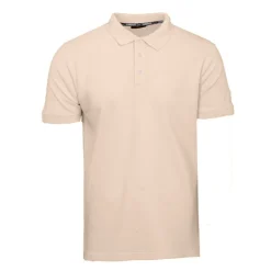 TORRENTE Polo basique uni coton Homme BEIGE New