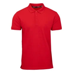 TORRENTE Polo basique uni coton Homme ROUGE