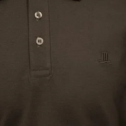 TORRENTE Polo classique uni en coton homme Homme KAKI New