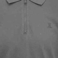 TORRENTE Polo classique zippé manches courtes Homme GRIS Discount