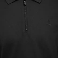 TORRENTE Polo classique zippé manches courtes Homme NOIR Hot