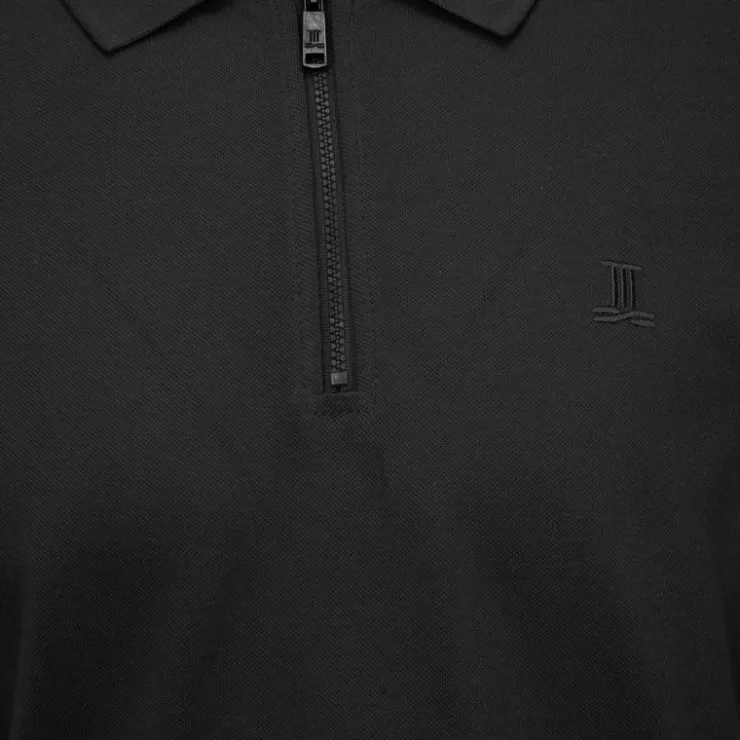TORRENTE Polo classique zippé manches courtes Homme NOIR Hot