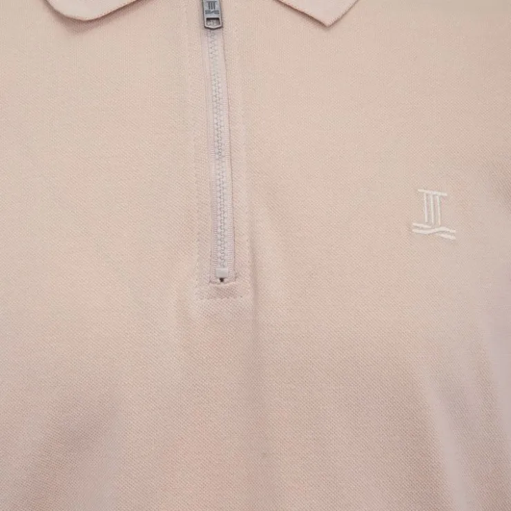 TORRENTE Polo classique zippé manches courtes Homme BEIGE Outlet