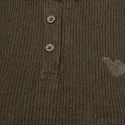 BURTON OF LONDON Polo coeur poitrine josiana Femme KAKI Online