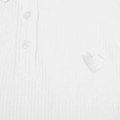 BURTON OF LONDON Polo coeur poitrine josiana Femme BLANC Online