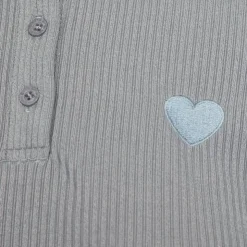 BURTON OF LONDON Polo coeur poitrine josiana Femme GRIS Outlet